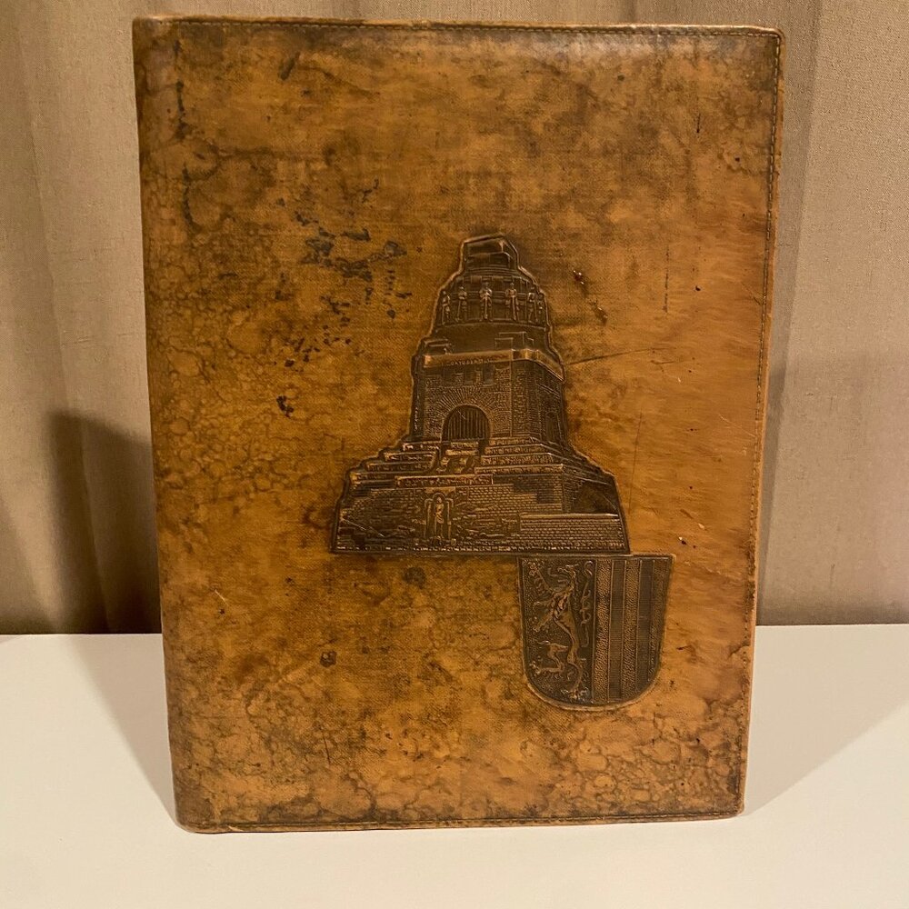 Vintage Embossed German Business Folder – 14”x11”‎ – Historic Collectible